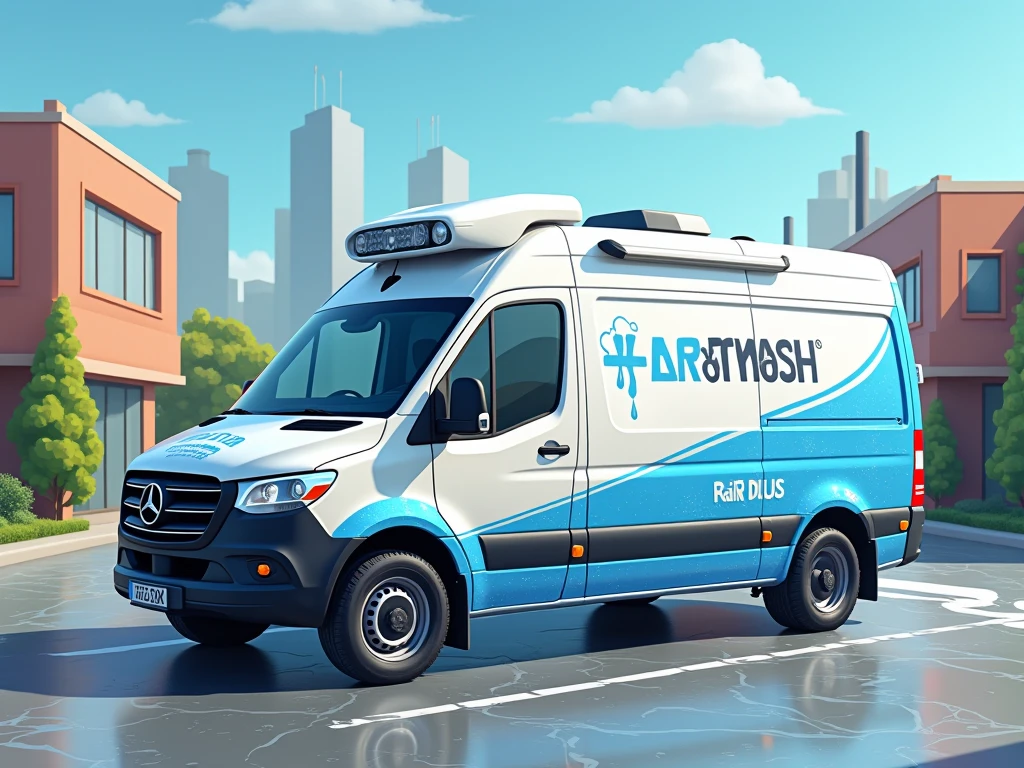 Mobile car wash service vehicle